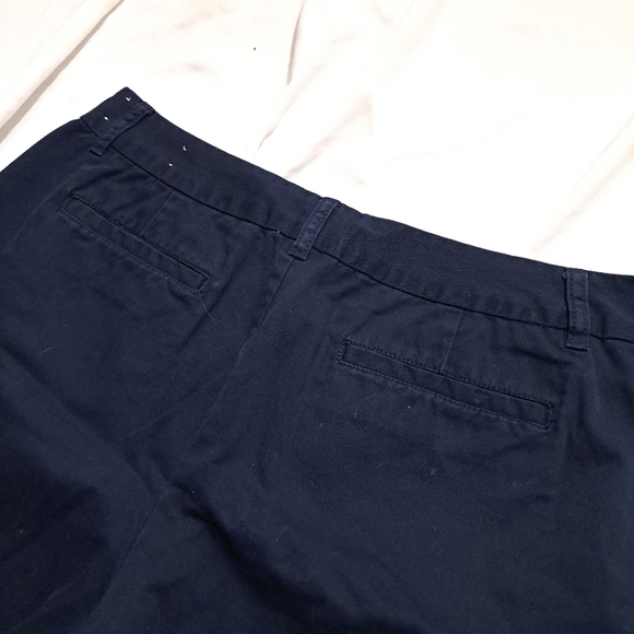 Liz Claiborne | Navy blue Audra fabric summer short - Picture 5 of 7